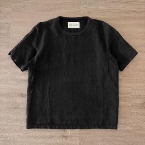 Our Legacy Men's Black Linen Tee Shirt